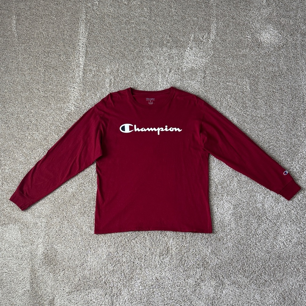 Men’s Champion Authentic Athleticwear Long Sleeve Shirt